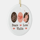 FriedensLiebe-Violinen-Verzierung Keramikornament (Rechts)