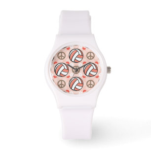 FriedensLiebe-Volleyball Armbanduhr