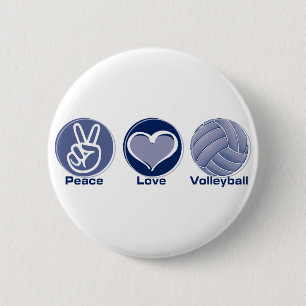 FriedensLiebe-Volleyball Button