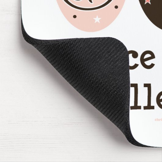 FriedensLiebe-Volleyball Mousepad (Ecke)