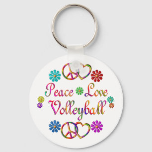 FRIEDENSLIEBE VOLLEYBALL SCHLÜSSELANHÄNGER