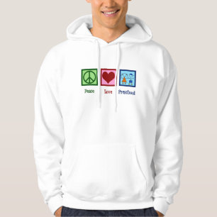 FriedensLiebe-Vorschule-Lehrer Hoodie
