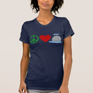 FriedensLiebe-Wal-T-Shirts, Reise-Tassen, T-Shirt