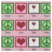 FriedensLiebe-Wein Stoff (Nahaufnahme)