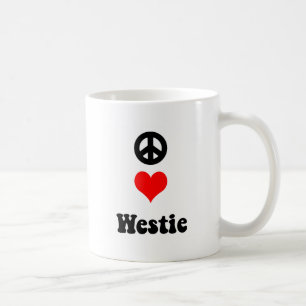 FriedensLiebe Westie Kaffeetasse