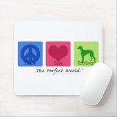 FriedensLiebe-Windhund Mousepad (Mit Mouse)