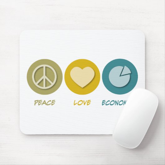 FriedensLiebe-Wirtschaft Mousepad (Mit Mouse)