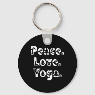 Friedensliebe Yoga Achtsamkeit Zen Meditation Yogi Schlüsselanhänger