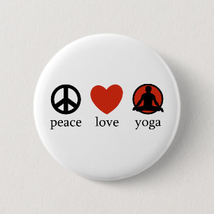 FriedensLiebe-Yoga Button