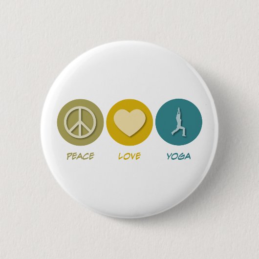 FriedensLiebe-Yoga Button (Vorderseite)
