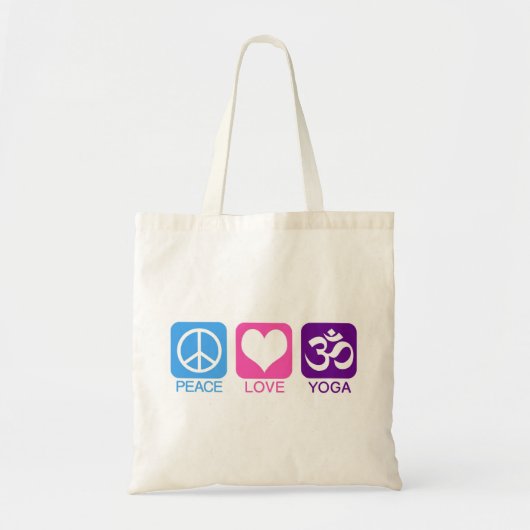 FRIEDENSLiebe-YOGA - Tasche (Vorne)