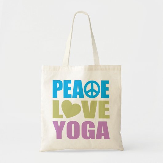 FriedensLiebe-Yoga Tragetasche (Vorne)