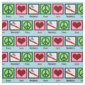 FriedensLiebe-Zahnheilkunde Stoff (Muster)