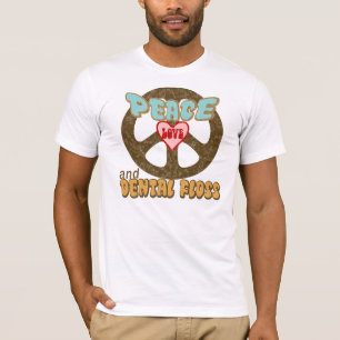Friedensliebe Zahnseide Vintage T-Shirt