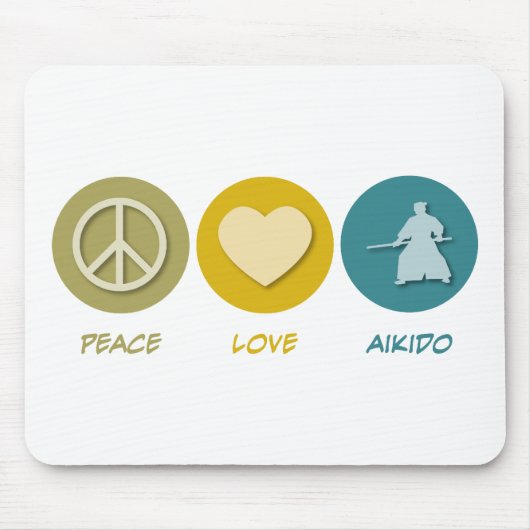 FriedensLiebeAikido Mousepad (Vorne)