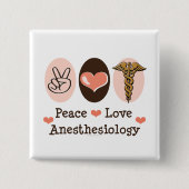 FriedensLiebeanesthesiology-Knopf Button (Vorderseite)
