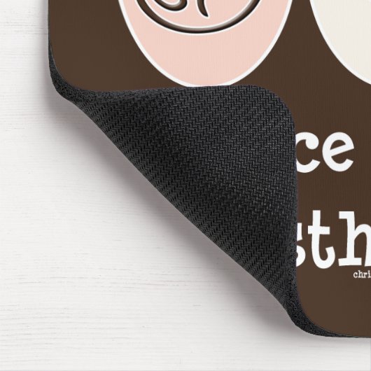 FriedensLiebeAnesthesiology Mousepad (Ecke)