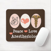 FriedensLiebeAnesthesiology Mousepad (Mit Mouse)