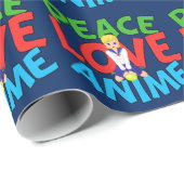 FriedensLiebeAnime Geschenkpapier (Rolleneckpunkt)