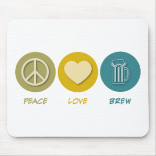 FriedensLiebeBrew Mousepad