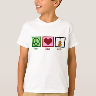 FriedensLiebeCello T-Shirt