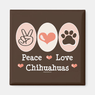 FriedensLiebechihuahuas-Magnet Magnet