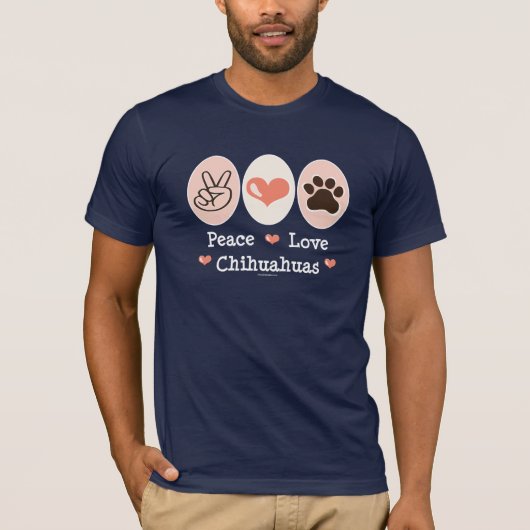 FriedensLiebechihuahuas-T - Shirt (Vorderseite)
