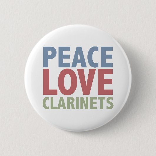 FriedensLiebeClarinets Button (Vorderseite)