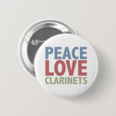 FriedensLiebeClarinets Button (Vorne & Hinten)