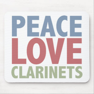 FriedensLiebeClarinets Mousepad