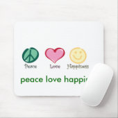 FriedensLiebeglück, FriedensLiebeglück, Erbse… Mousepad (Mit Mouse)