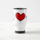 FriedensLiebeGnome Reisebecher (Mittel)