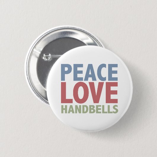 FriedensLiebeHandbells Button (Vorne & Hinten)