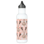 FriedensLiebeLacrosse BPA geben frei Trinkflasche (Links)