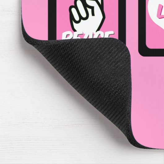 FriedensLiebelauf Mousepad (Ecke)