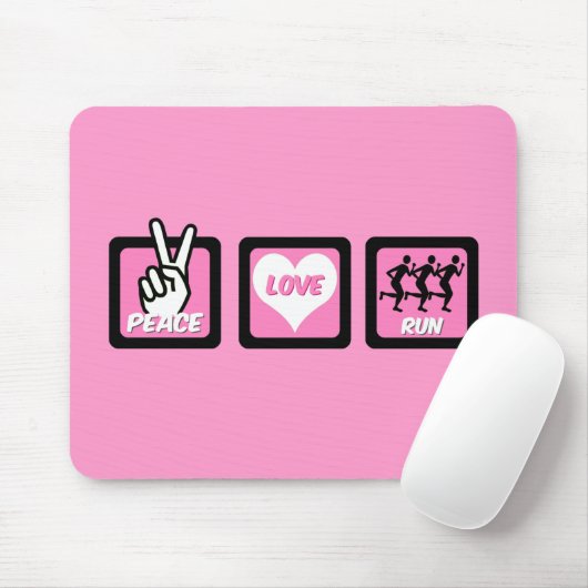 FriedensLiebelauf Mousepad (Mit Mouse)