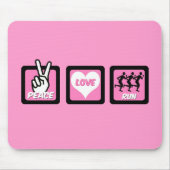 FriedensLiebelauf Mousepad (Vorne)