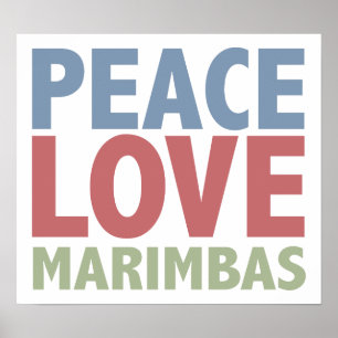 FriedensLiebeMarimbas Poster
