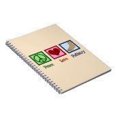 FriedensLiebePodiatry Notizblock (Rechte Seite)