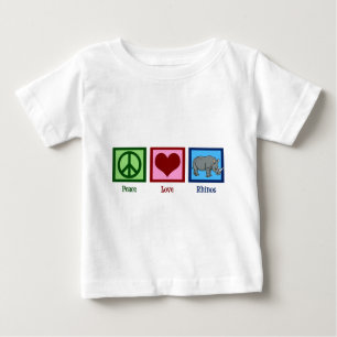 FriedensLiebeRhinos Baby T-shirt