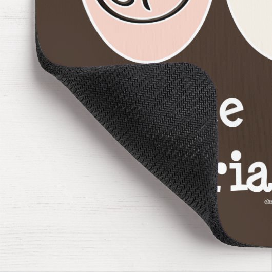 FriedensLiebeTriathlon Mousepad (Ecke)