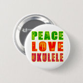 FriedensLiebeUkulele Button (Vorne & Hinten)