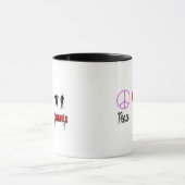 FriedensLiebezombies Tasse (Zentrum)