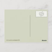 Friedensliebhaber Postkarte (Rückseite)