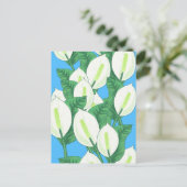Friedenslily Illustration Postkarte (Stehend Vorderseite)