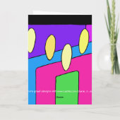 FriedensMadonna-Weihnachtskarte Feiertagskarte (Rückseite)