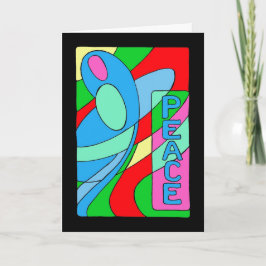 FriedensMadonna-Weihnachtskarte Feiertagskarte