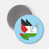 Friedensmagnet für Palästina Magnet (Vorderseite/Rückseite)