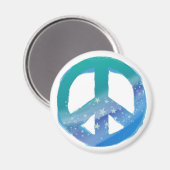 Friedensmagnet Magnet (Vorderseite/Rückseite)