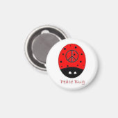 Friedensmagnet Magnet (Vorderseite/Rückseite)